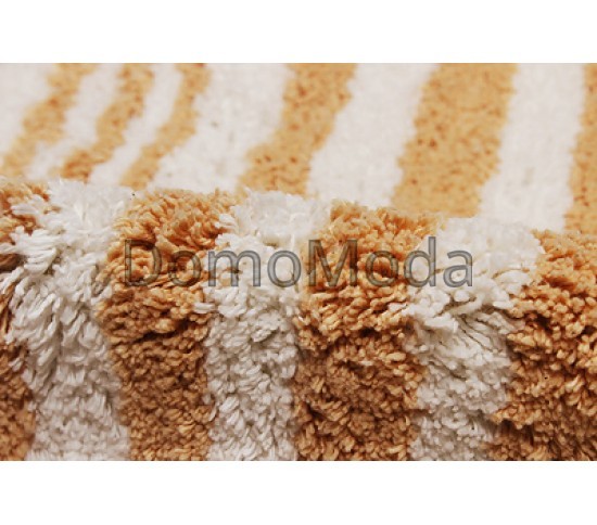 Коврик для ванной Indian Handmade Strip RIS-BTH-5223 BEIGE - высокое качество по лучшей цене в Украине изображение 3.